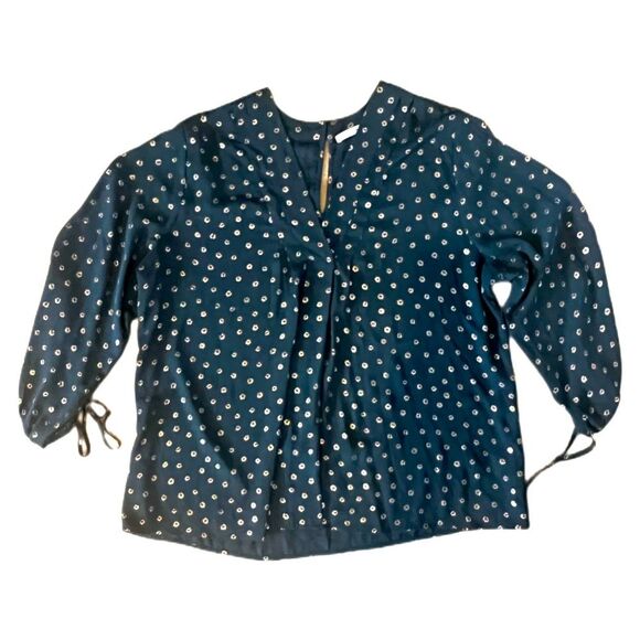 Dark Green Dressy Blouse - Picture 1 of 5